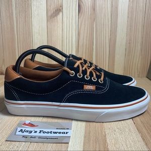 Mens Black And Brown Vans Shoes 